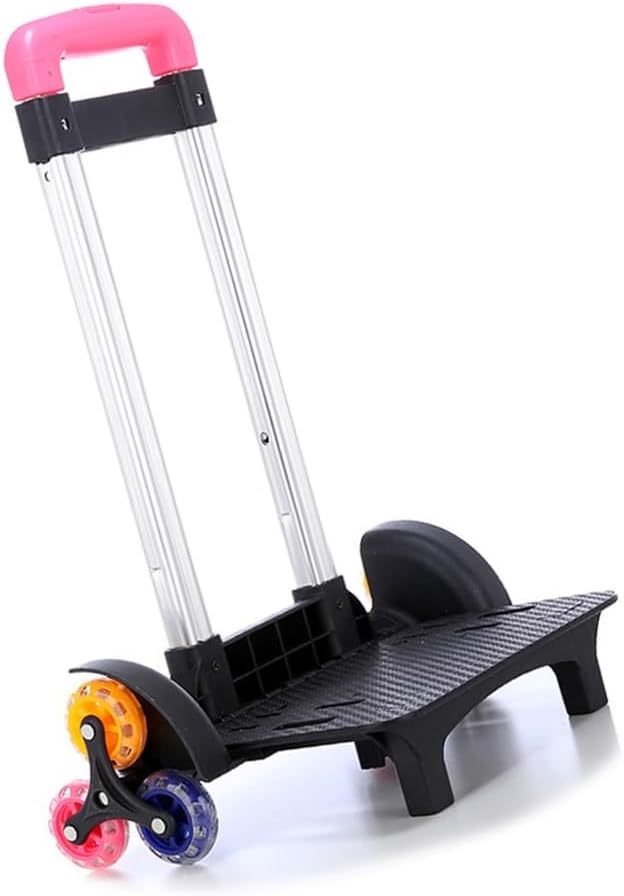 Rucksack Trolley Faltbar - 6-Rad Handkarre Für Schulranzen & Reisen
