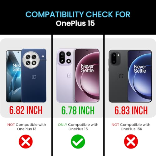 Image of MILLION CASES Mono Orbit Matte Mag-Safe Case for OnePlus 15, OnePlus 15 Back Cover Case(2025) - PC | White