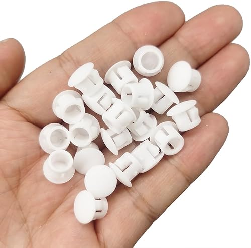 Miniatura 4 de Tapones de agujeros de 516 pulgadas, de plástico, tipo empotrado, tapones de orificio de bloqueo, tapas de rosca, tapa de perforación, tapas de