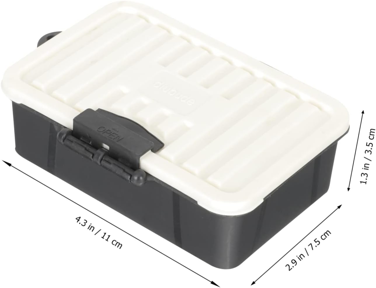 2 Pack Plastic Playing Card Storage Case with Snap Closure image 3