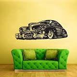 Hot Rod Wall Decal Retro Muscule car (Z1505)