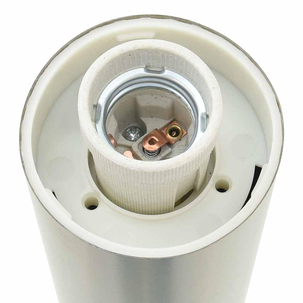 Juego de 3 lámparas de bolardo de acero inoxidable, 80 cm, con sensor de movimiento PIR y enchufe integrado, IP44, para exteriores, terraza, camino, iluminación