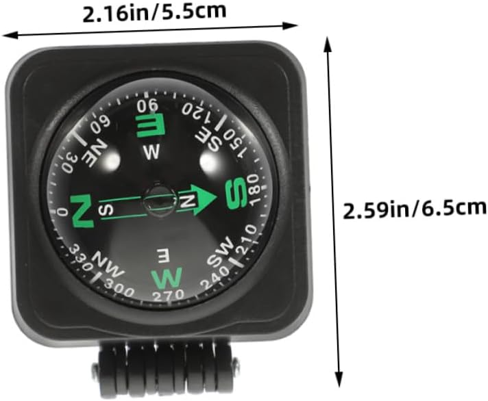 TIDTALEO 3pcs Adjustable Dashboard Compass Ball for Cars High-Precision Vehicle Navigation Tool Stylish Minimalist Automotive Direction Guide for Boats Motorcycles Outdoor Use