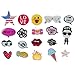 Special100% Acrylic Brooches Set of Lovely Cute pins,Lapel pin,Cool Pins for Clothes,pin,pins for Backpacks,Bags,Badges,Hats,Jeans, Jacket and More.(20 Pieces)