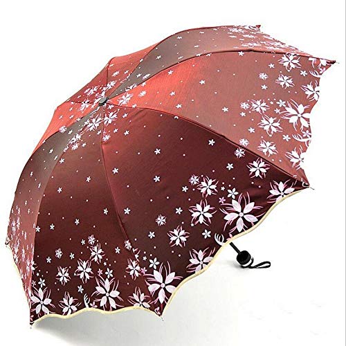 Preisvergleich Produktbild YUYILIN Umbrella Windproof Schwarz Umbrella Stand The Umbrella academyBlumen Umbrella Shift Farbwechsel High End Sonderfarben