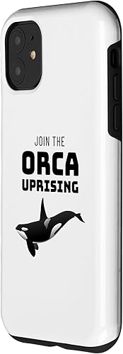 Miniatura 2 de iPhone 11 Orca Uprising - Únete al levantamiento de orcas 2023 - Estuche de ataque de ballenas