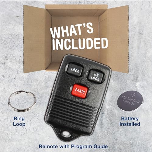 Télécommande KeylessOption pour Ford avec 3 boutons modèle GQ43VT4T - 3