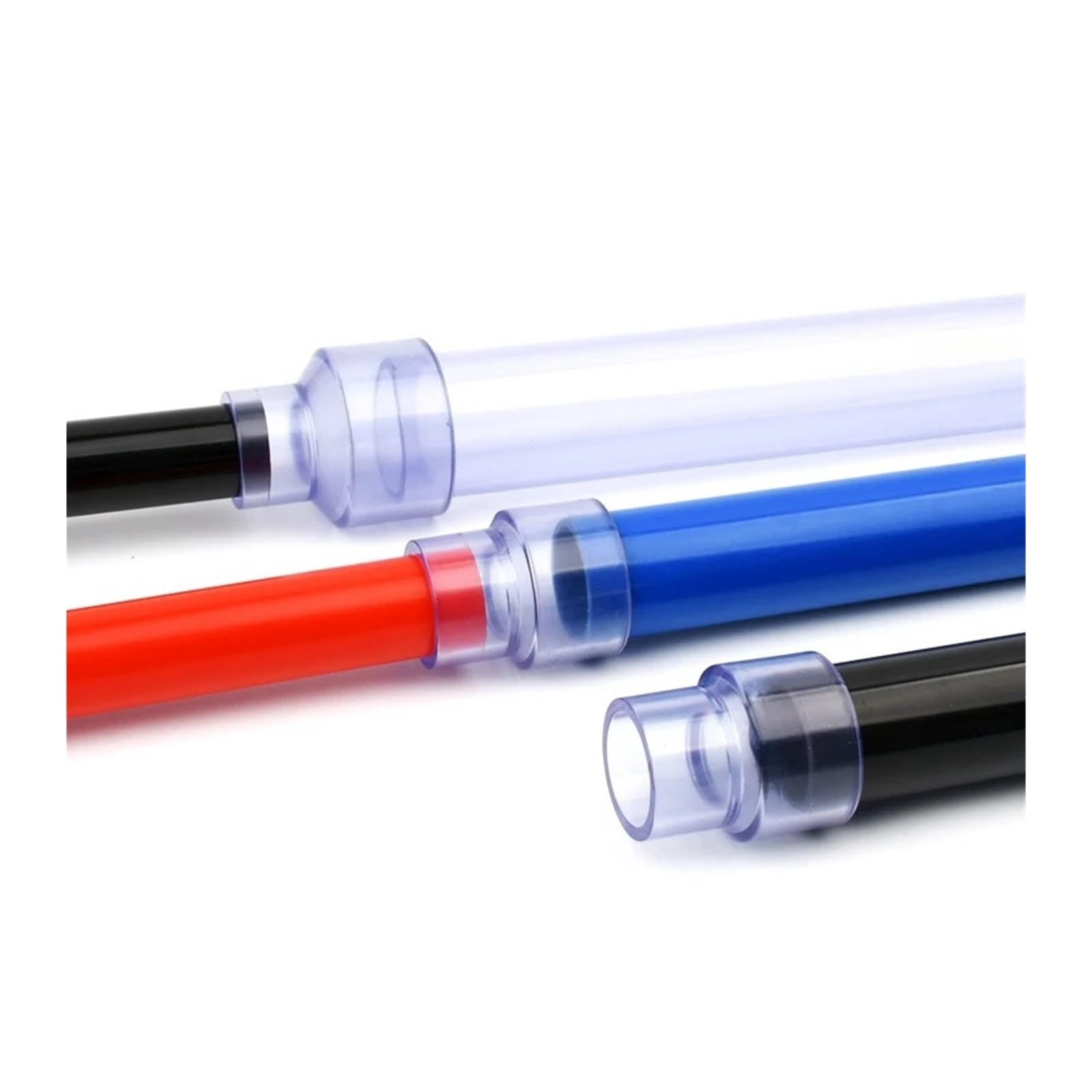 Connettore riduttore UPVC blu trasparente for irrigazione da giardino e acquario - Dimensioni disponibili da 25 mm a 90 mm(I.D 75mm-25mm)