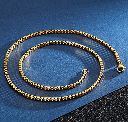 Cadena de hierro de acero inoxidable negro con acabado pulido premium 7