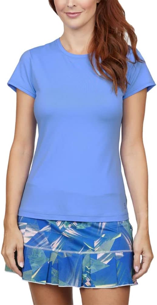 UV Colors Short Sleeve Womens Tennis Shirt