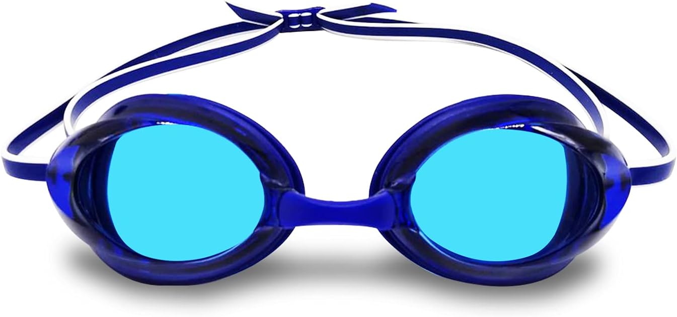  Basics Unisex-Adult Swim Goggles, Blue : Sports & Outdoors