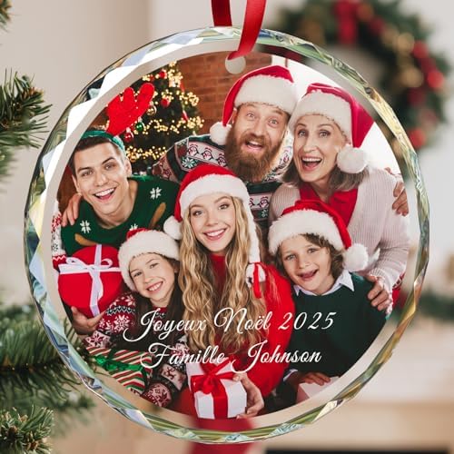 Puzzlo Boule de Noel Personnalisée, Décoration Noël Sapin Personn...