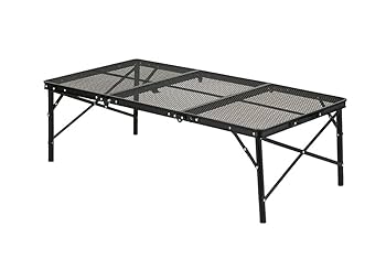 Amazon.co.jp: クオルツ メッシュトップテーブル12060【ブラック