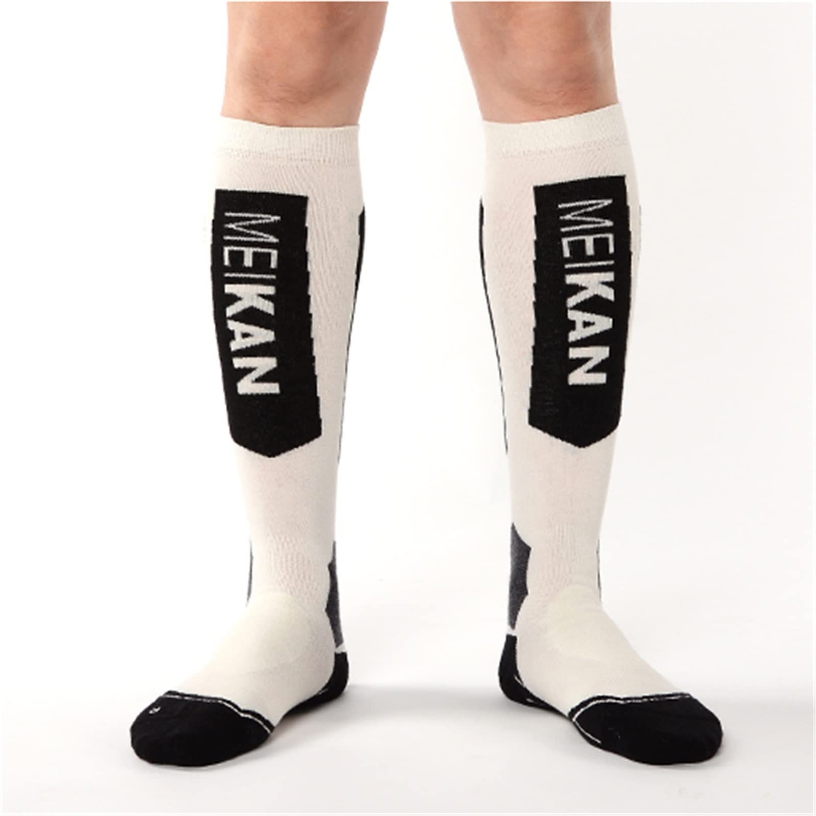 Chaussettes de Ski Extérieur Épaissir Terry Sports Chaussettes Longues Genou Haut Bas Snowboard et Sports de Plein Air