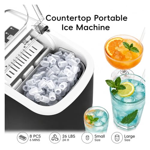 Fabricadora de Hielo Portátil 26lbs Diarias miniatura 2