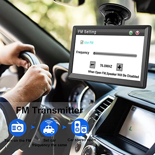 Gps Navigation For Car Truck - 9 Inch Navigation System With 2023 Lifetime Free Map Updates, Pre-Loaded Us/Ca/Mx Maps, Voice Broadcast, Speed Camera Warning And Touch Screen, Vehicle Gps Unit Handheld #TOP4