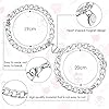 Jadive 2 Pcs Magnetic Couple Bracelet Matching Heart Bracelets Stainless Steel Link Chain Promise Jewelry for Him and Her Valentine's Gift for Lover Couple Partner Friend #1