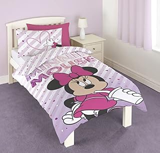 Disney Minnie Mouse Single Duvet Cover Set, Pink
