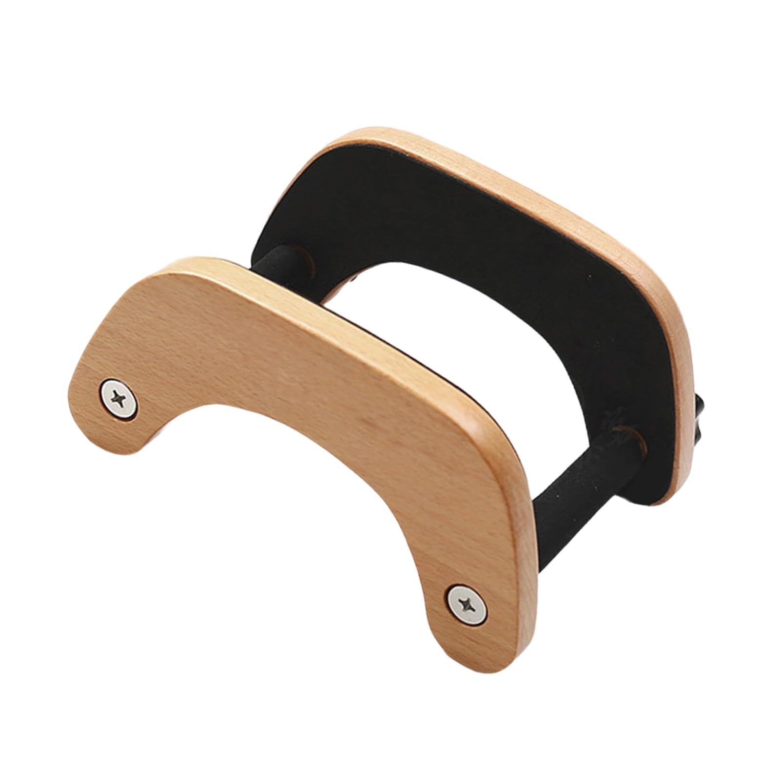 Msioytog Space Saving Wooden Guitar Display Stand Acoustic Instrument Storage Rack for Small Apartments and Compact Spaces Acoustic Guitar Stand