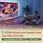 HRYYDS 2025 Retro Gaming Console Pro 4K HDMI with 40,000+ Built-in Classic Video Games - Plug & Play Game Stick for TV with 2 Wireless Controllers | 23 Emulator Support 64GB - Image 4