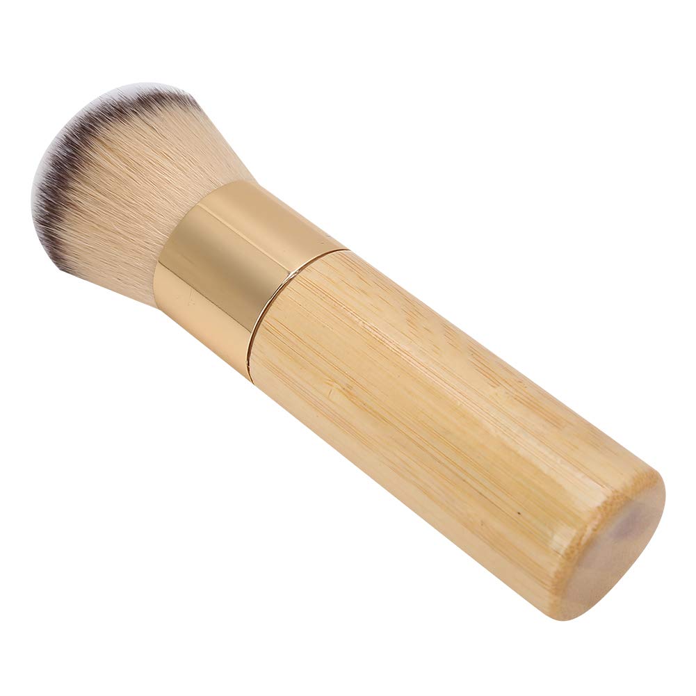 makeup base eveline, Bamboo Makeup Brush, Loose Powder Brush for Daily Makeup Base Makeup Blush, Brush Cosmetic Applying Tool - Image 3