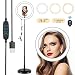 Produktbild Ringleuchte Stativ mit Handyhalter und Fernbedienung, LED-Lichtring mit 3 Lichtmodi und 10 Helligkeitsstufen, LED-Ringlicht Selfie Licht für Fotos Videosschooting Live Streaming, Make-up,YouTube