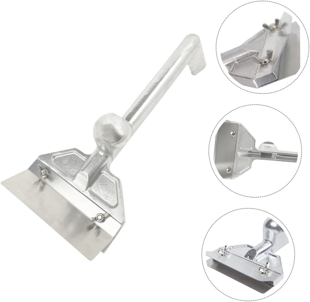 Abaodam Ergonomic Handle BBQ Scraper Griddle Accessories Scraper for Cooking BBQ Kitchen Tool for Steak
