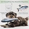 Floppy-Fish-Dog-Toy-Interactive-Dog-Toy-with-Moving-Tail-Extra-Skin-USB-Charged-Flopping-Fish-Toy-for-Dogs-up-to-30lb-Small-Dog-Toys-Interactive-for-Excercise-IQ-Machine-Washable-Cover USB Charged Flopping Fish Toy for Dogs