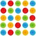 Mini Porcupine Balls Multicolor Hedge Balls for Teens Adults Spiky Colorful Balls Fidget Toys for Teens, Birthday Party Favors (40 Pieces)