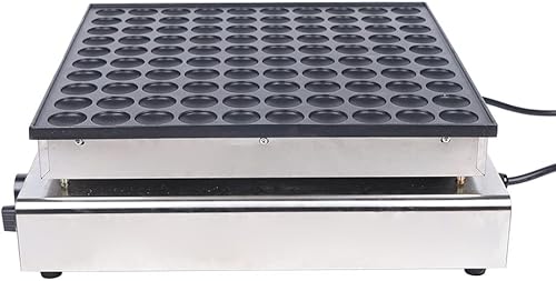 Miniatura 4 de 100 piezas de mini panqueques holandés, máquina eléctrica para hacer gofres antiadherentes, máquina Dorayaki Baker de 1.8 pulgadas para el hogar y