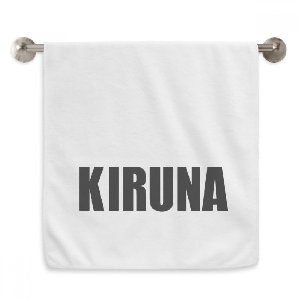 Serviette Kiruna Suède 13X29 pouces contre les agressions de la peau