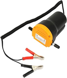 Yctze 12V Mini Car Oil Suction Extractor Transfer Pump - 60W Portable Oil Pump for and Engine