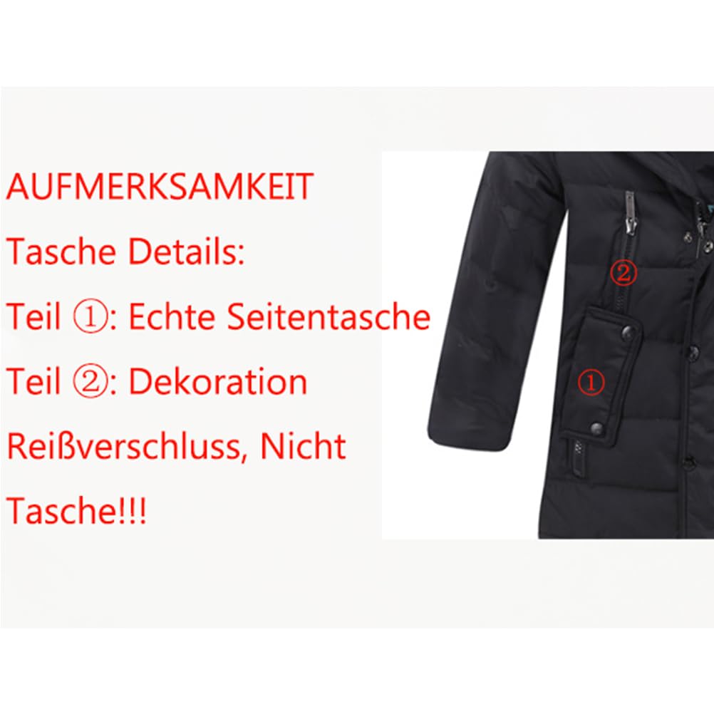 Vogstyle Bambini Giubbotto Piumino Invernale Ragazzi Ragazze Leggero Impermeabile Cappotto con Cappuccio