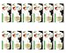 Produktbild Fresh & More Nachfüllflakons für Duftstecker (12er Pack) Weiße Rose - Plumeria & Erdbeere, 19ml