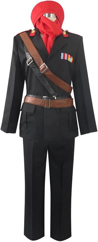 US Size Hat Scraf Coat Pants Belt Cosplay Costume