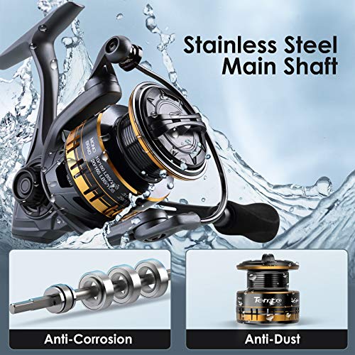 Image of Spinning Reel Tempo Sphera Plus , High-tech Innovative Fishing Reel, Lightweight, Durable & Sturdy, Incredibly Smooth, Powerful, Ultralight Spinning Reels