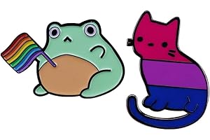 Colorful Pride and Bi Flag Pins: Express Your Identity Loud and Proud!