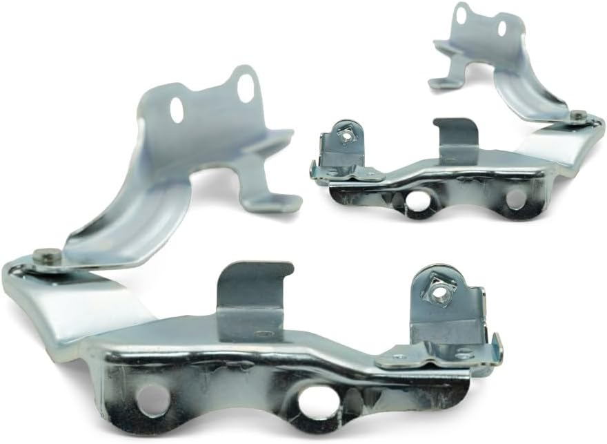 For Toyota Camry 2012 2013 2014 Hood Hinge Driver and Passenger Side | Pair | Made of Steel | Replacement For TO1236172, TO1236171 | 5342006160, 53410061903