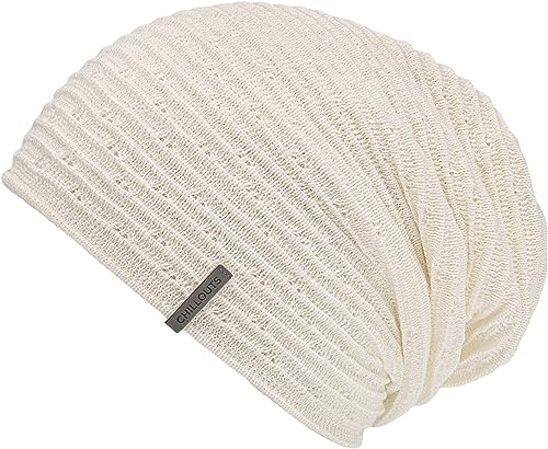 Bonnet CHILLOUTS Wyatt en maille premium blanc cassé au design soigné