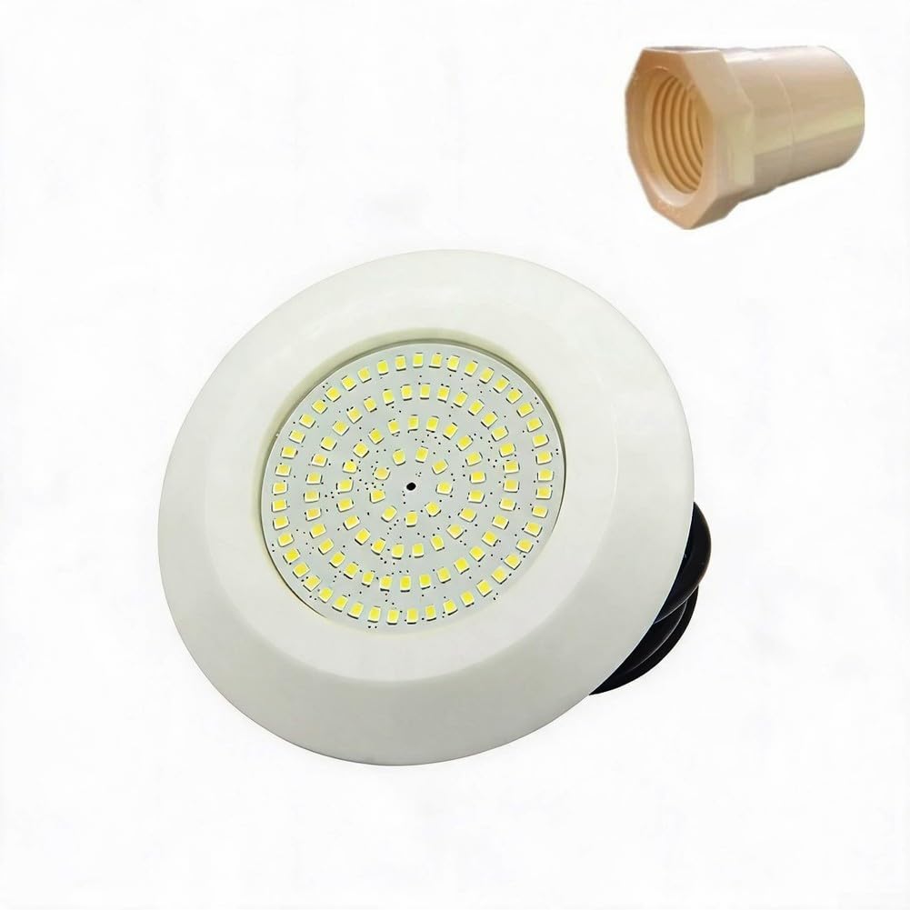Lampe de piscine LED RVB étanche IP68 12 W pour spa baignoire avec télécommande DC 12 V éclairage à changement de couleur (avec contrôleur)