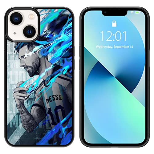 Cool Soccer Phone Case, Creative Football iPhone 13/14 Case, Non-Slip Pattern Design and Shock...
