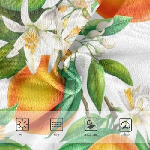 Durable Toddlers Underwear Floral 2t Cotton Cute Panties Girl Oranges White Flowers Briefs Undies Kids3