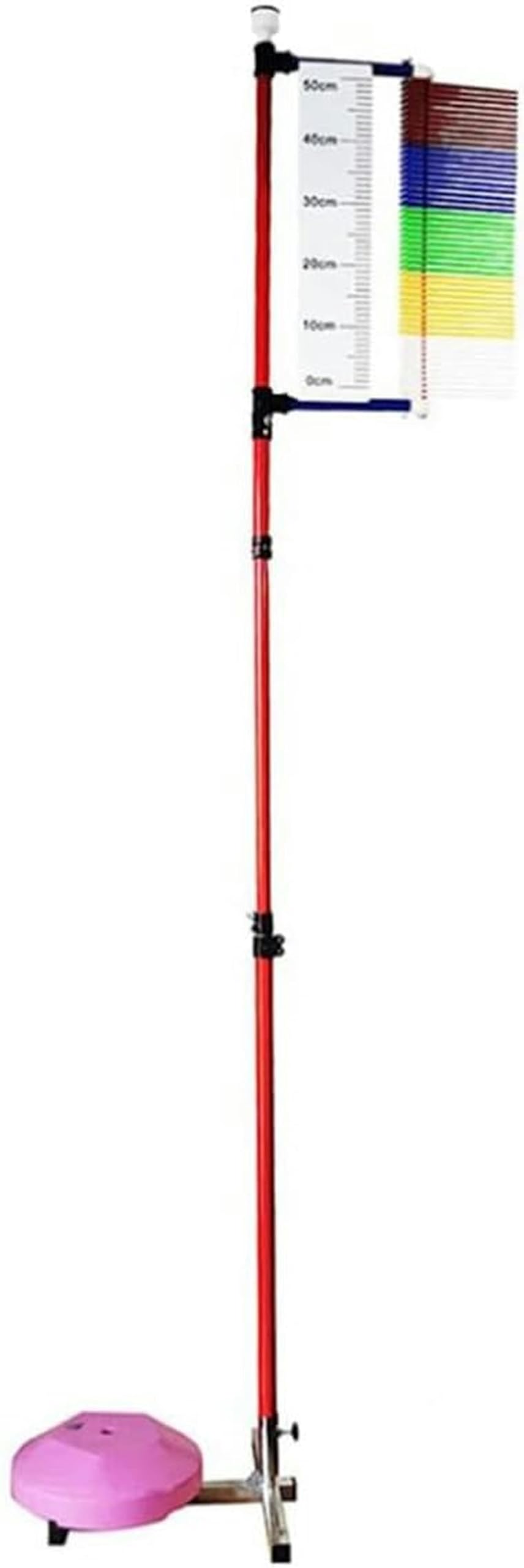 Testeur de saut vertical 1,2-3,5m avec base stable pour basket et volley
