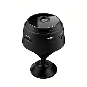 Mini Hidden Camera for Home Security Baby Monitor 0 9 Inch Wireless WiFi Spy Camera with Audio Video