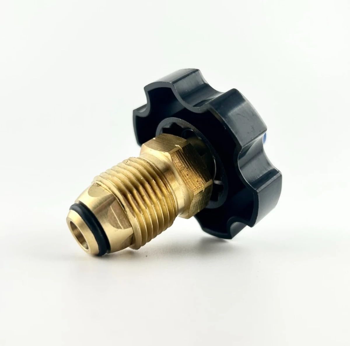 ME1654P Full Flow Soft Nose Handwheel Replacement for POL Propane Tank Connection Left Hand LPG
