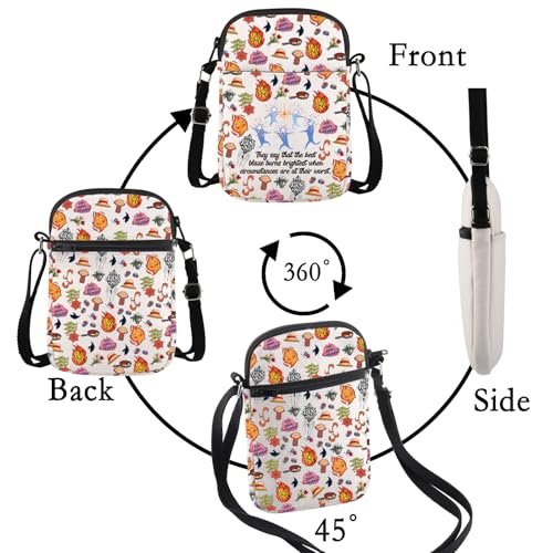 MBMSO Flame Crossbody Bag Anime Gifts for Anime Lovers Fire Demon Cartoon Fans Gift JPN Anime Merch3