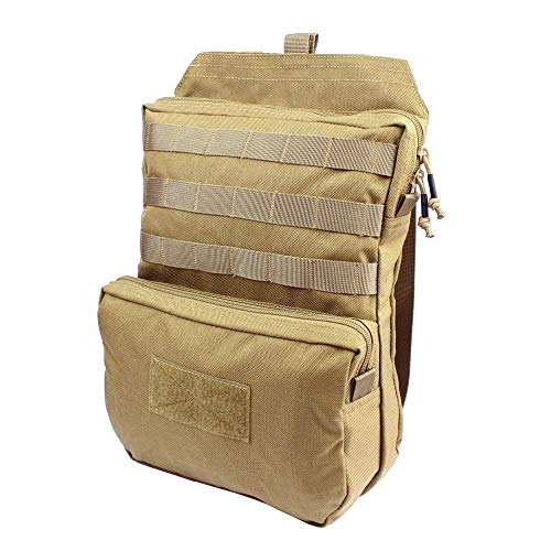 LytHarvest Tactical Molle Hydration Carrier (Bladder is not Included), Tactical Mobility 3-Liter Hydration Pack for Hiking, Biking, Climbing