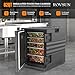 ROVSUN Hot Box Food Warmer 82 QT, Insulated Food Pan Carrier for 5 Full-Size Pan w/Wheels Double Buckles and Handles, Stackable Hot Boxes for Catering Restaurant Canteen Family Party
