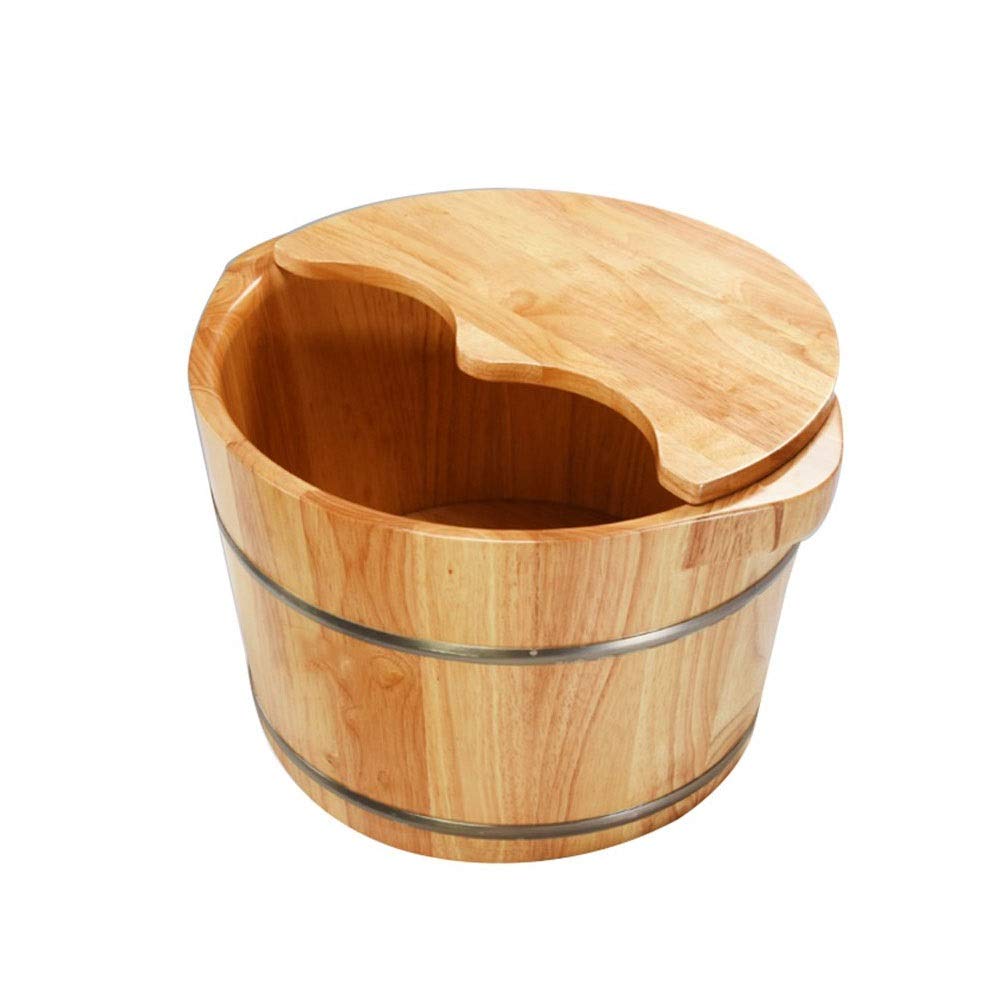 Seau de bain de pieds en bois de chêne de la marque DKSNAJ comme cadeau d'anniversaire