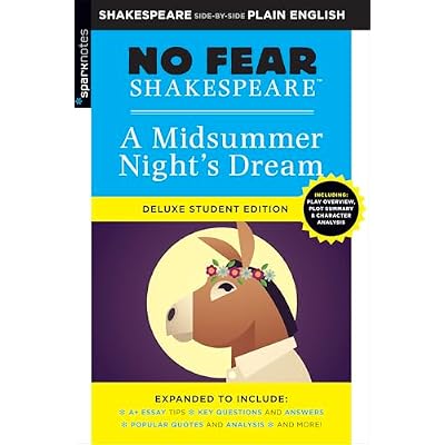 A Midsummer Night's Dream: No Fear Shakespeare Deluxe Student Editions - Shakespeare Side-by-Side Plain English